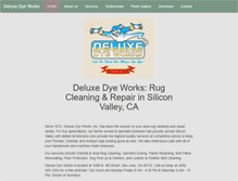 Tablet Screenshot of deluxedyeworks.com